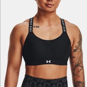 Under Armour Infinity High Sports Bra- Sz M, Black